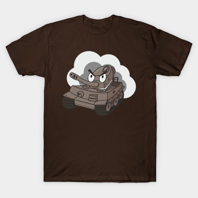 Cartoon German tank Panzer 6 " Tiger" T-Shirt by FAawRay